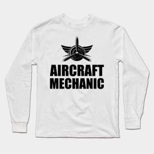 Aircraft Mechanic Long Sleeve T-Shirt